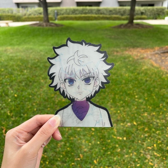 Hunter x Hunter Killua Zoldyck Anime Car Decal 3D Sticker - Picture 2 of 2